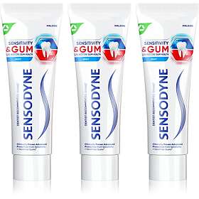 Sensodyne Sensitivity & Gum Mint Tandkräm 75ml 75ml 3-pack