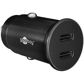 Goobay Dual USB-C PD Vægoplader 30W