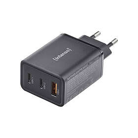 Intenso Multiport GaN Charger 2xUSB-C/1xUSB-A PD 3.0/QC 4.0 65W