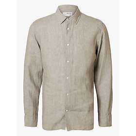 Vetiver Selected Homme Reg Kylian Linen Shirt Long Sleeve Classic (Homme)