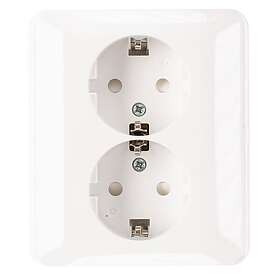 Cotech 2-suuntainen pinta-asennettava pistorasia