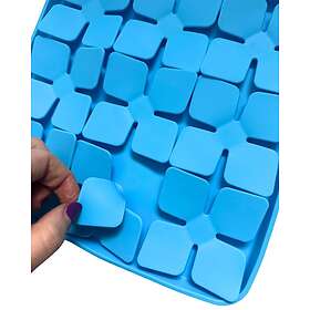 Confetti Dogs Bowl Mat Leaf Pattern Sininen 20x20cm