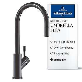 Flex V&B UMBRELLA Kitchen Mixer Tap 92540005 (Anthracite)
