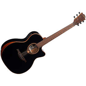Lâg Guitars T118ABCE-BLK Auditorium Bevel Cutaway Electro Black Spec. Ed.