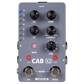 Mooer CAB X2 Pédale Simulateur de Cabine Stéréo