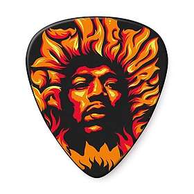 Jim Dunlop Jimi Hendrix 69 Pick Psych Series Voodoo Fire 6-pack