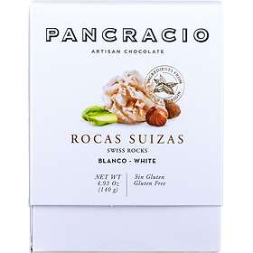 Pancracio Swiss Rocks Vit Choklad 140g