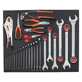 Bahco 1477K-AC26 Insats för fasta nycklar 27 delar