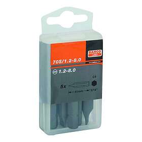 Bahco 70S/2.0-12.0 Spår Bits 2x12x41mm 5st