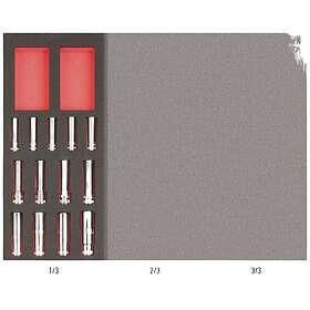Bahco FF1E2501 Verktygslåda Tillbehör 13st 3/8 1/2