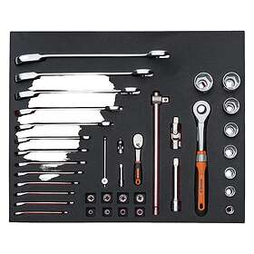 Bahco FF1A5004 Insats för hylsor och nycklar 38st