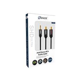 Sinox 3.5mm till RCA Ljudkabel 0.75m SHD3461