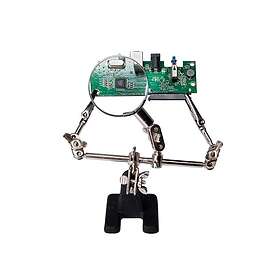 LogiLink WZ0034 Auttava käsi Suurennuslasi Joustavilla Puristimilla