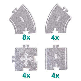 SES Creative Tiny Talents Feutrine Circuit Routier 20pièces