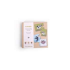 Filibabba Forældre og barn puslespil Bondegårdsdyr 20 Pieces