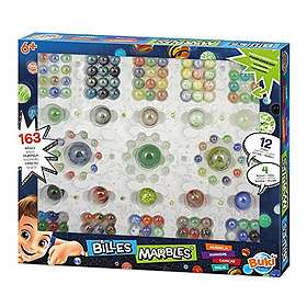 Buki Marbles Kit Green 163-pack
