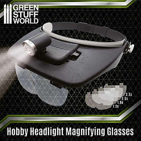 Green Stuff World Hobby Headlight Loupe 4 Lentilles