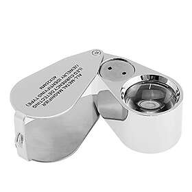 Kare MV_loupe_us Upplyst Juvelerare Lupp Förstoringsglas 40x 25mm