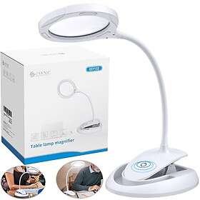 eSynic Magnifying Lamp Versatile Magnifier with LED lighting 5x 10x
