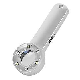 MTP Products 3016448 Ladattava Suurennuslasi LED/UV-valolla