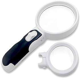 EUROXANTY No77390A Loupe avec éclairage LED 3X et 5X