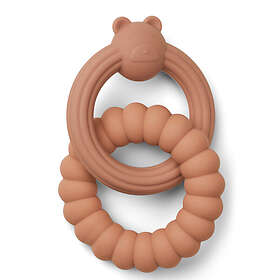 Liewood Herbert Mr. Bear Silikonebidring 0-12m (Rød)