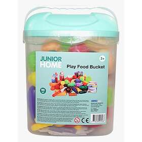 Junior Home Legetøjsmad Spand 90 Stykker