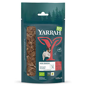 Yarrah Økologisk Mini Snack Hundegodbidder 3x100g