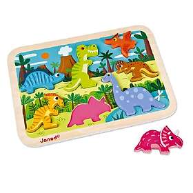 Janod Dinosaurs Chunky 7 Pièces