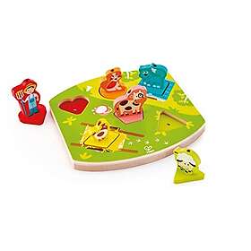 Hape Puzzle à Blocs Animaux
