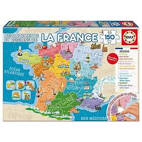 Educa Départements et Régions de la France 150 Pièces