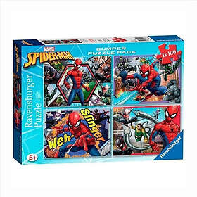 Ravensburger Spiderman 4 x 100 Piece Jigsaw Puzzle