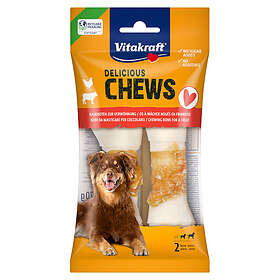 Vitakraft Delicious Chews Tuggknuder Kylling 2-Pack