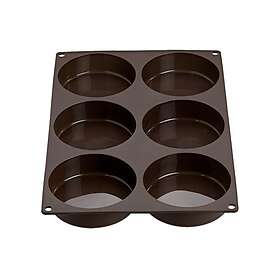 Lurch Flexiform Silikoni Pyöreä Hampurilaisleipävuoka 10cm 6-pack