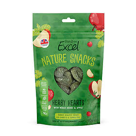 Burgess Nature Snacks Herby Hearts 60g