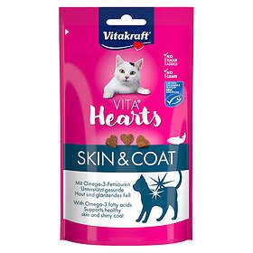 Vitakraft Vita Hearts Skin & Coat Laks 40g