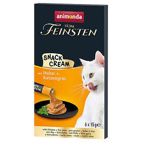 Animonda Vom Feinsten Snack-Cream Kana & Kissanruoho 6x15g