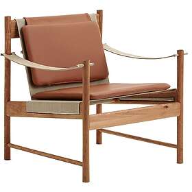 BRDR Krüger Lounge Chair Skinn Cognac