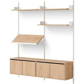 New Works To Lave Skabe Med Døre Væghylde Eg