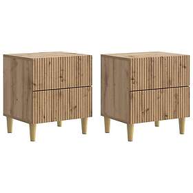 vidaXL 894544 Bedside Cabinet 43x34.5x48cm