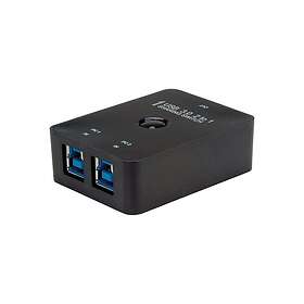 Value USB 3.0 2 til 1 Delingskontakt