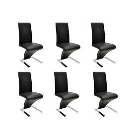vidaXL Jonatan Chair (6-pack)
