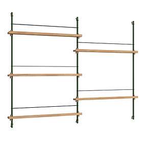 MOEBE MS.115.2.OA.PG Magazine Vägg Hylla 123x162cm