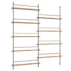 MOEBE Magasin Väggmonterad Hylla 162x188cm