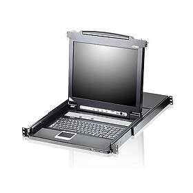 Aten CL5716M-ATA-2XK06GG 17" LCD USB KVM Konsol Låda (DE/QWERTZ)