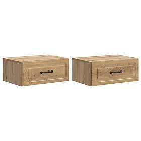 vidaXL 899143 Bedside Cabinet Wall-Mounted 49x34.5x20cm