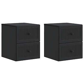 vidaXL 897971 Wall-Mounted Bedside Cabinet 33x34.5x40cm
