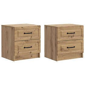 vidaXL 895694 Bedside Table 43x34.5x44.5cm