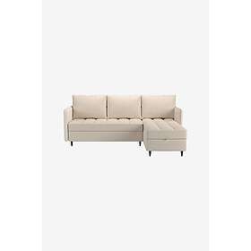 Loft24 Lindhus Soffa 3-sits med förvaring vändbar schäslong