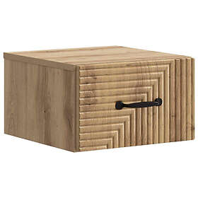vidaXL 898088 Bedside Cabinet Wall-Mounted 33x34.5x20cm